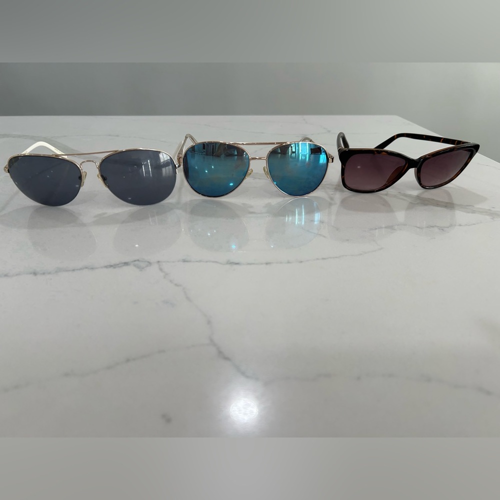 Elle Women's Sunglasses - Gray, Blue, Black